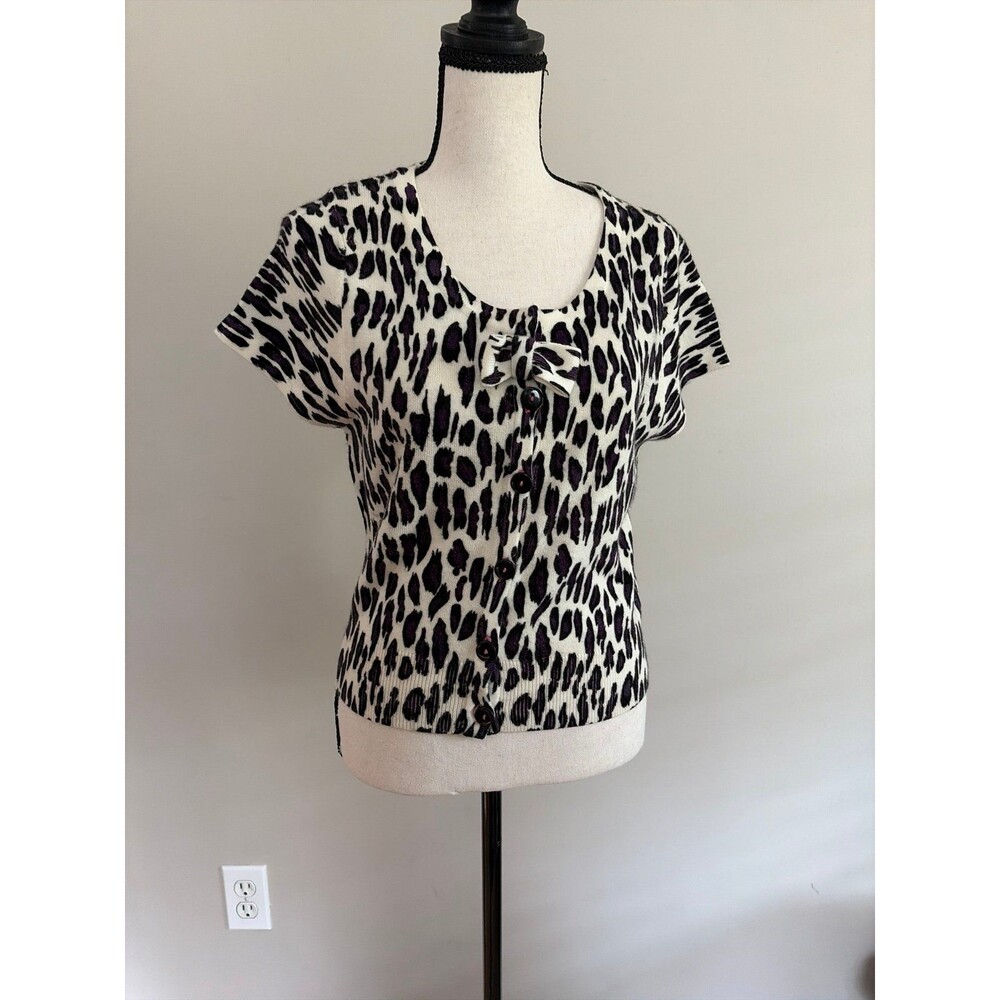 Charlotte Russe medium cheetah print top